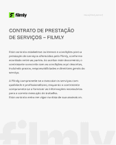 Contrato de prestação de serviços