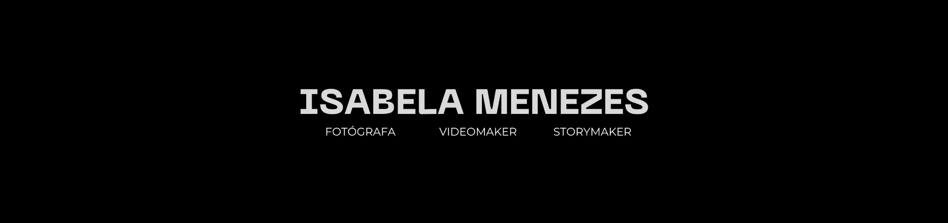 Portfólio de Isabela Menezes