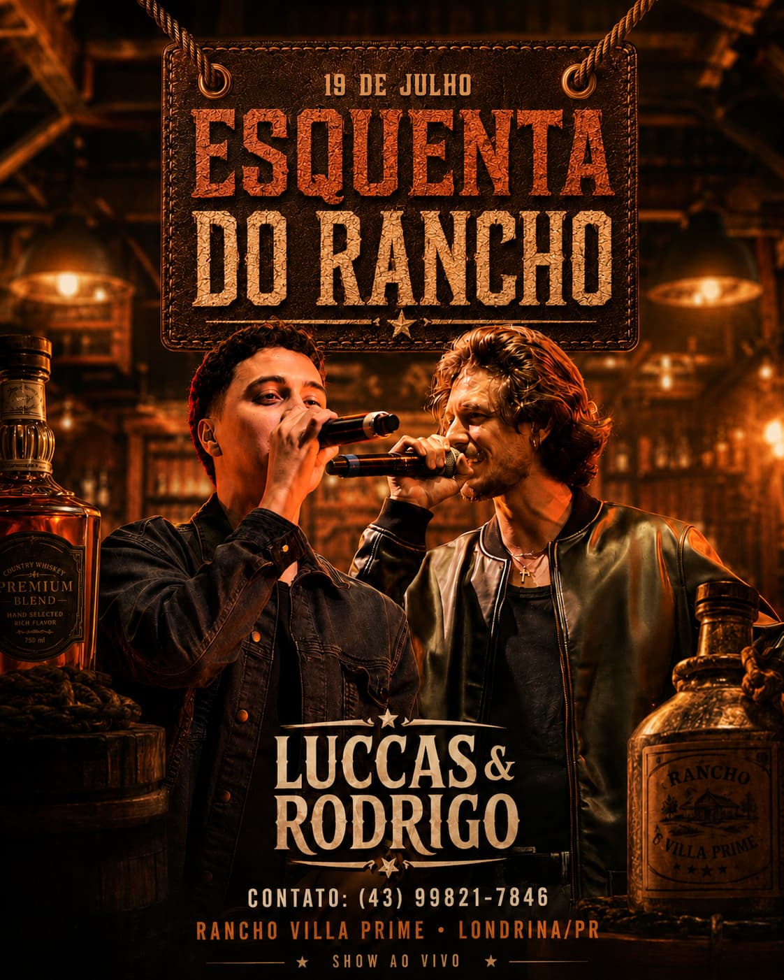 Flyer Estático - Luccas e Rodrigo